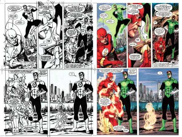 Line art comic effect preview